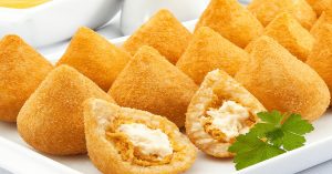 ¡Prepara una coxinha de pollo deliciosa, seca y muy crujiente!