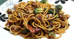 Receta sencilla de yakisoba