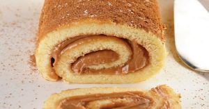 Brazo Suizo de Dulce de Leche… ¡Delicioso y Súper Fácil de Hacer!