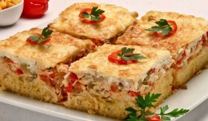 Pastel de pollo, maíz y catupiry; El más fácil y rico que existe